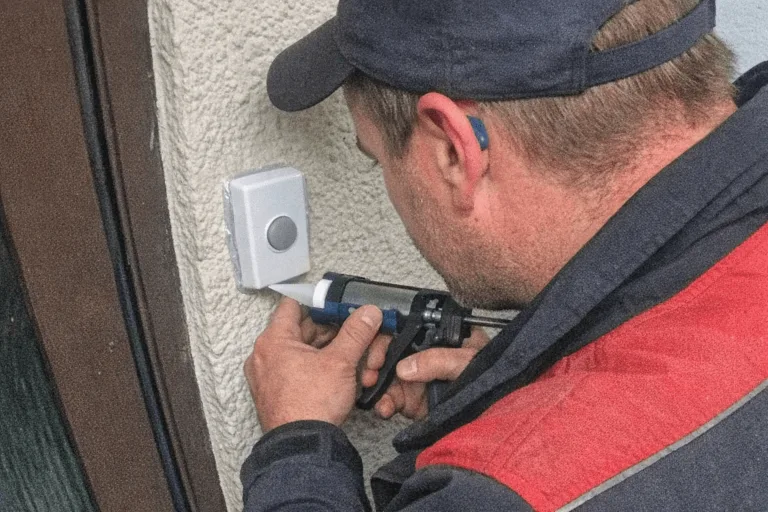 Auftragen einer speziellen Dichtungsmasse am Außengehäuse
